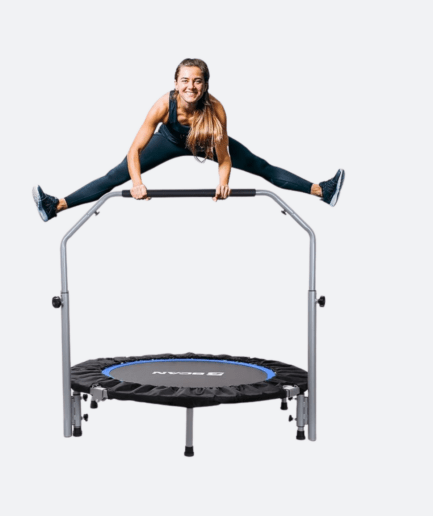 Max 440lbs: BCAN 40/48" Foldable Mini Trampoline for Fitness